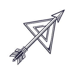 ark navy upward arrow PNG with a transparent background.LowRes