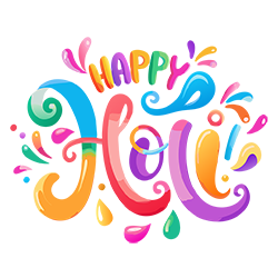 Vibrant Happy Holi Text Featured image