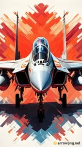 Fighter jet abstract background