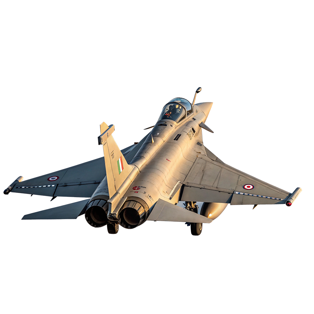 Rafale Fighter Jet PNG image with transparent background