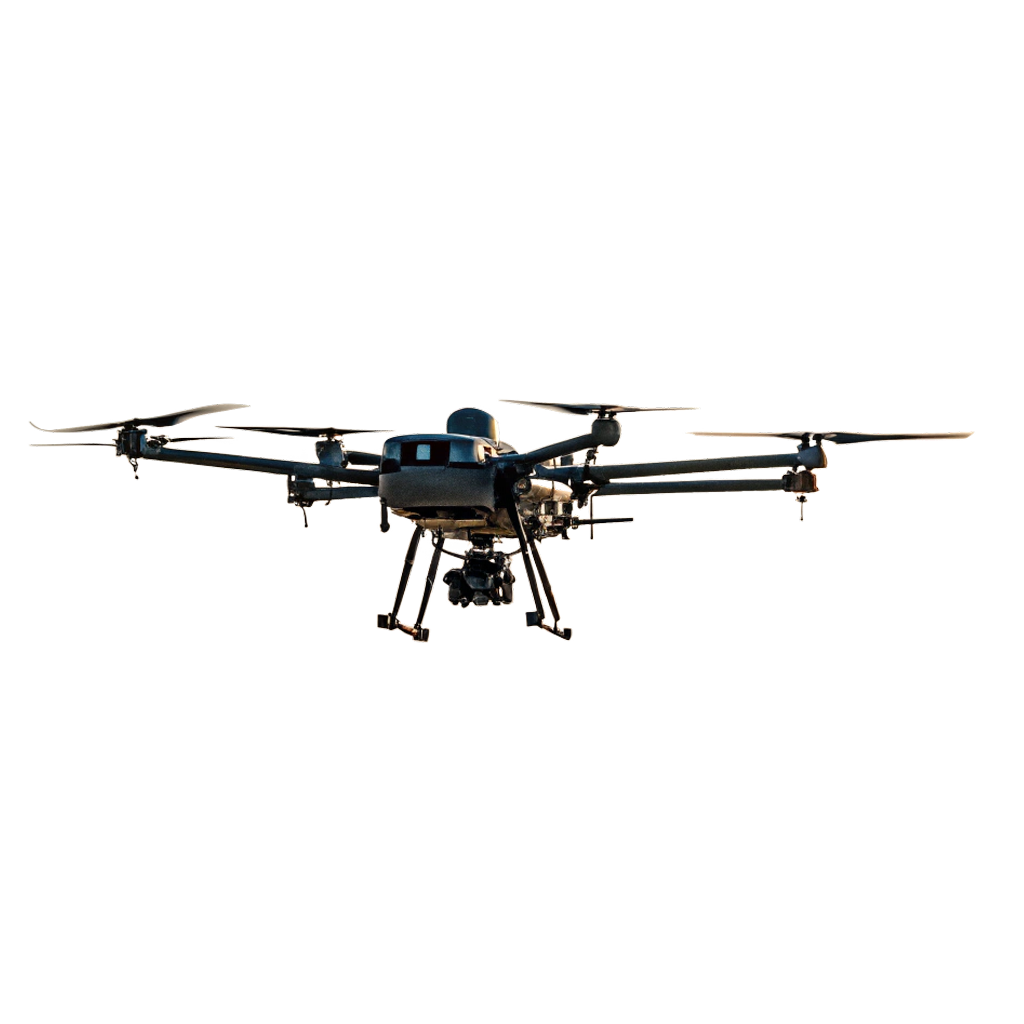 Military Drone Image PNG with transparent background