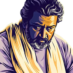 Featured Mohanlal HD Portrait in Illustration Style