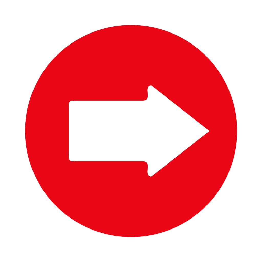 Red Circle and Arrow PNG Transparent Background