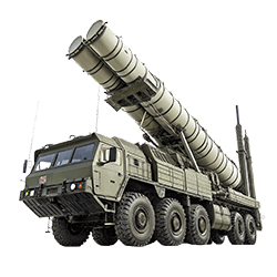 S-400 defence system missile launcher PNG with transparent background