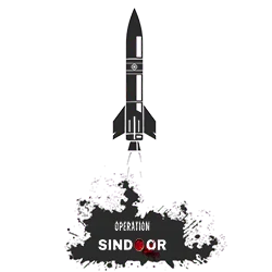 Operation Sindoor PNG Logo with Missile Attack - High-Resolution Transparent Image