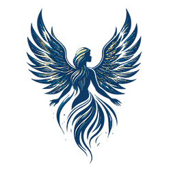 Elegant Flying Angel Tattoo for Spiritual and Artistic Use