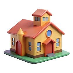 Featured 3D image of a house design for architecture