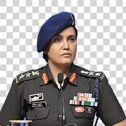 Indian Army Officer Sofiya Qureshi transparent image