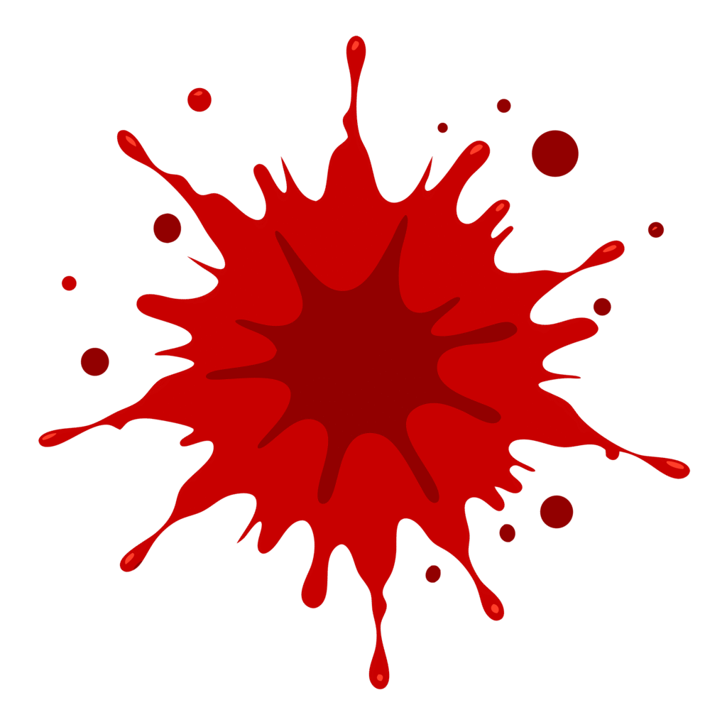 blood splatter transparent PNG red splash