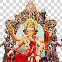 Chinchpokli Cha Chintamani 2025 Ganesh idol with ornaments