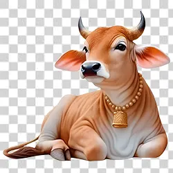 Image of cow symbolizing peace and devotion
