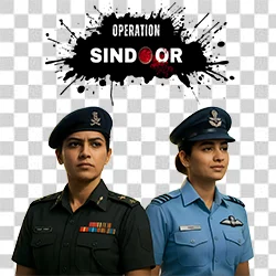 Indian Women Army Officers featured poster Operation Sindoor theme