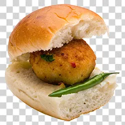 Mumbai Vada Pav PNG Street Food