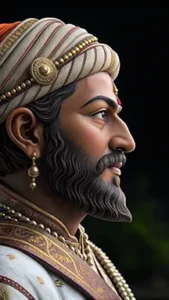 Chhatrapati Shivaji Maharaj side face photo for banners
