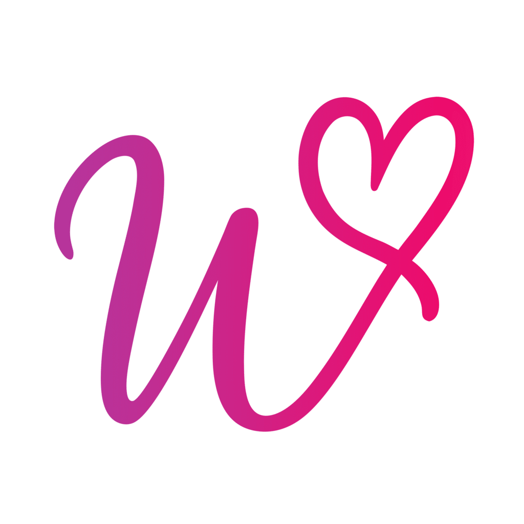 W in Calligraphy PNG Transparent Download