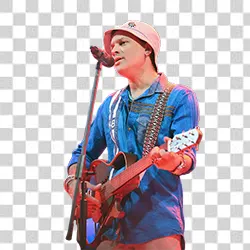 Zubeen Garg HD photo performing live with guitar