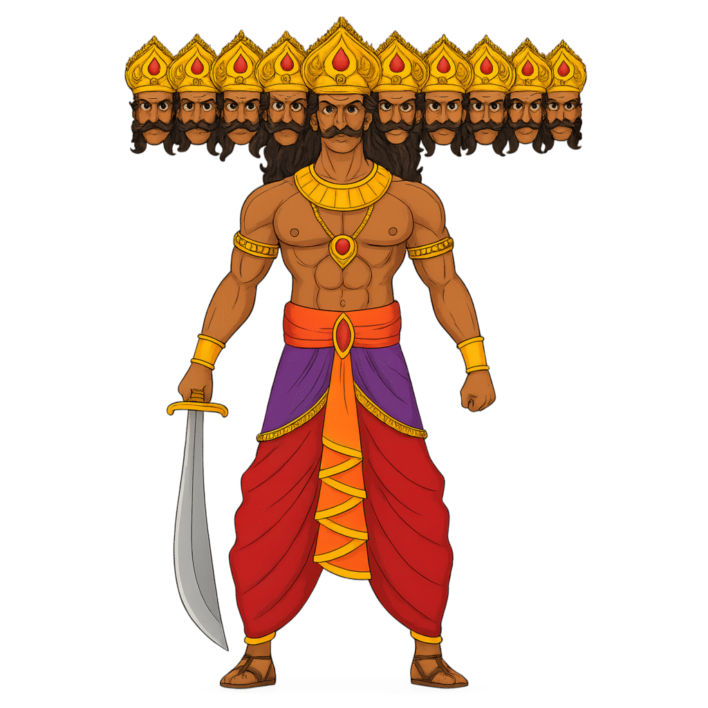 Dashanan Raavan PNG transparent background download