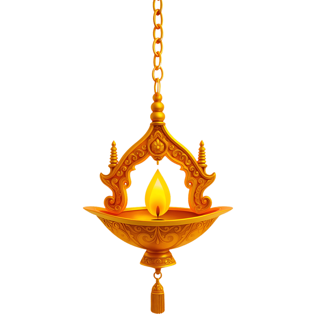 Diwali Decorative Hanging Diya PNG Image HD download