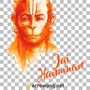 Lord Hanuman ji transparent PNG image for Photoshop