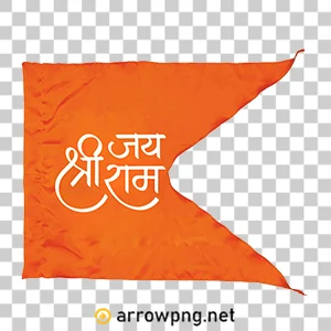 Home 7 Jai Shree Ram Flag PNG Transparent Image for Blog