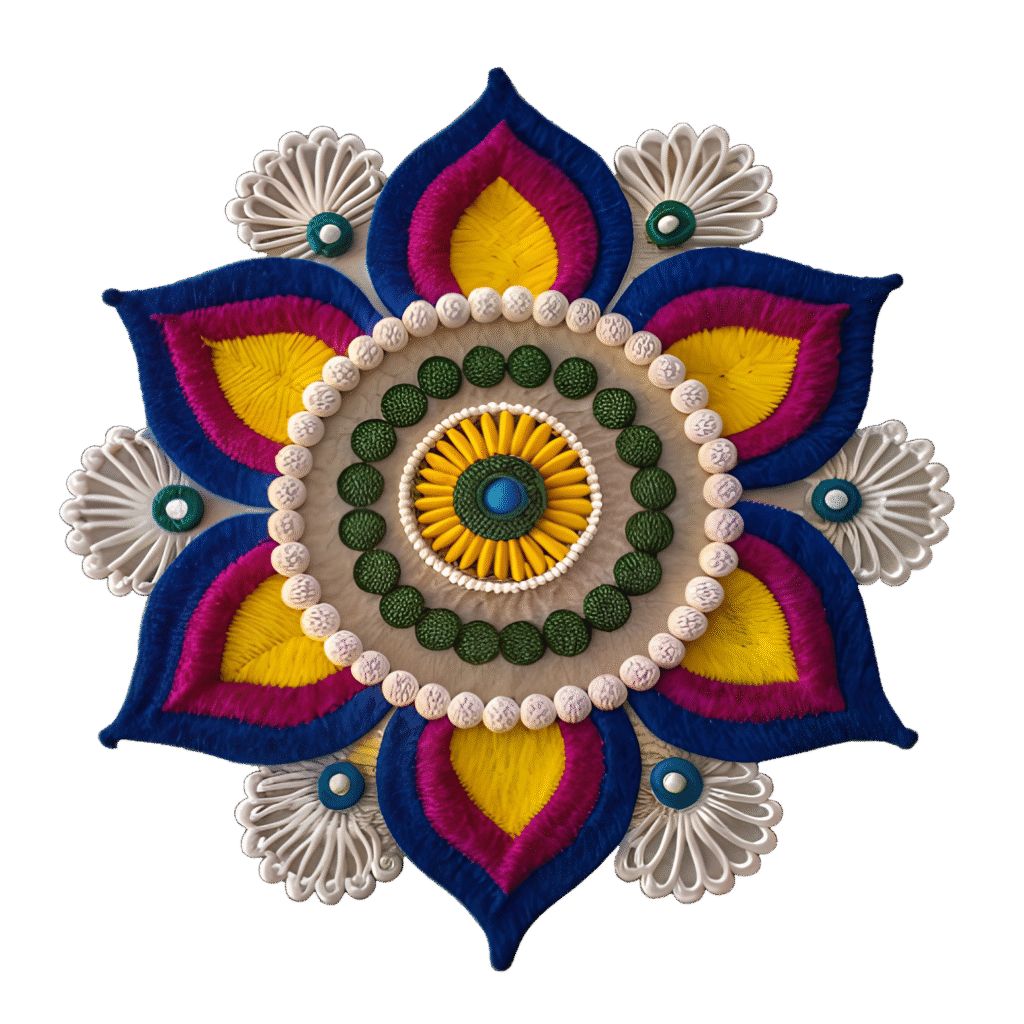 Rangoli Design for Diwali Easy and Beautiful PNG