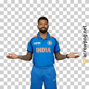 Hardik Pandya Pose Transparent Featured Image