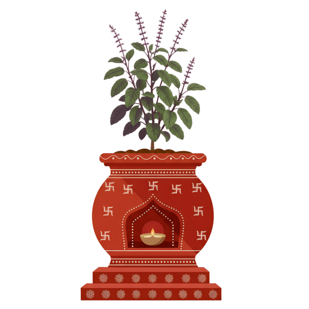 Tulsi Vrindavan PNG transparent background download