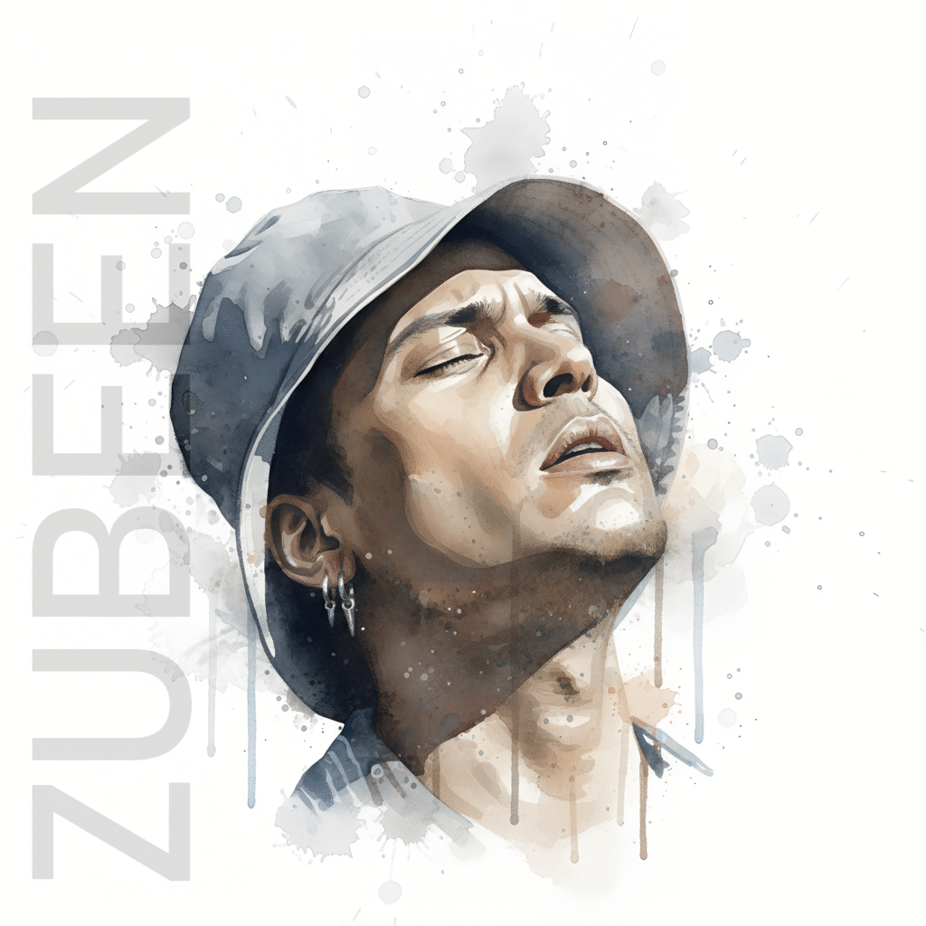 zubeen garg tribute PNG artwork