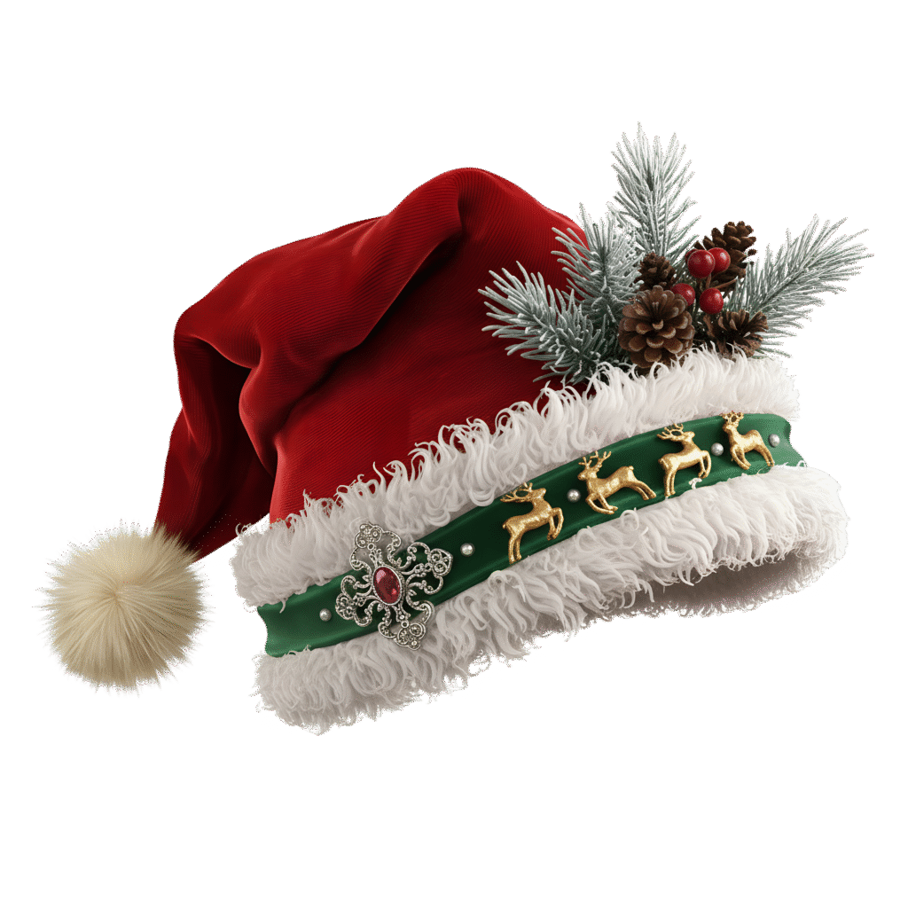 Christmas hat transparent PNG