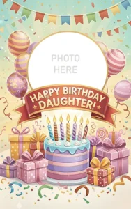 Happy Birthday Daughter Card – Featured Image