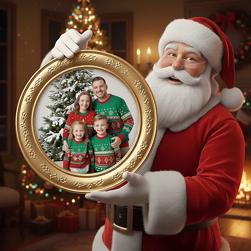 Customize Santa Claus Greeting Card Online