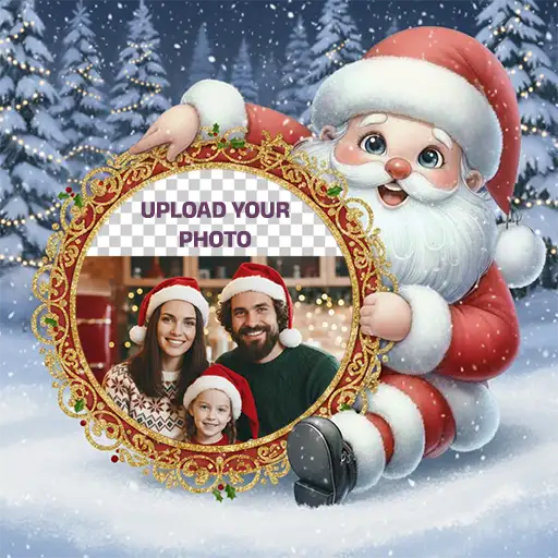Festive The Santa Clause Card for online greeting maker