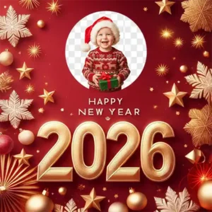Elegant happy new year photo cards for online greeting maker