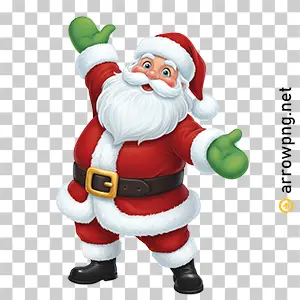 Home 4 Santa Claus transparent background graphic
