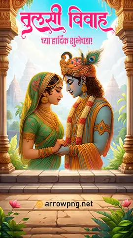 tulsi vivah wallpaper तुळशी विवाह शुभेच्छा